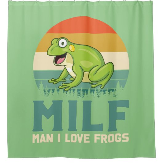 Love Frogs Shower Curtain Douchegordijn (Voorkant)