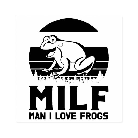 Love Frogs Stamp Rubberstempel (Afrduk)