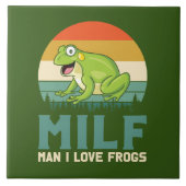 Love Frogs Tegel Tegeltje (Voorkant)