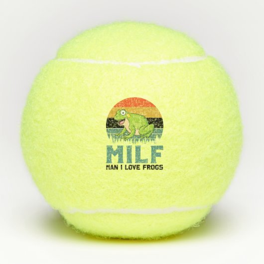 Love Frogs Tennis Balls Tennisballen (Voorkant)