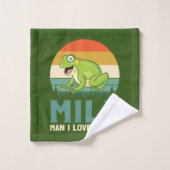 Love Frogs Towel Set Bad Handdoek (Wasdoekje)
