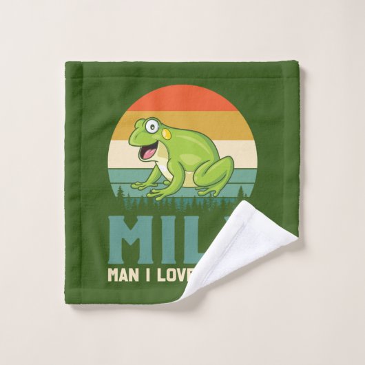 Love Frogs Towel Set Bad Handdoek (Wasdoekje)