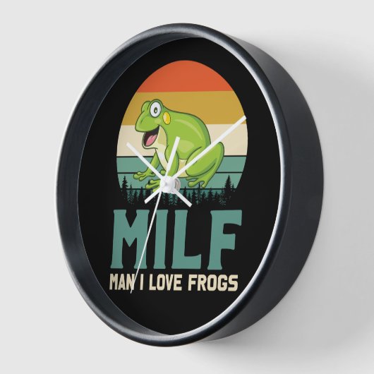 Love Frogs Wall Clock (Hoek)