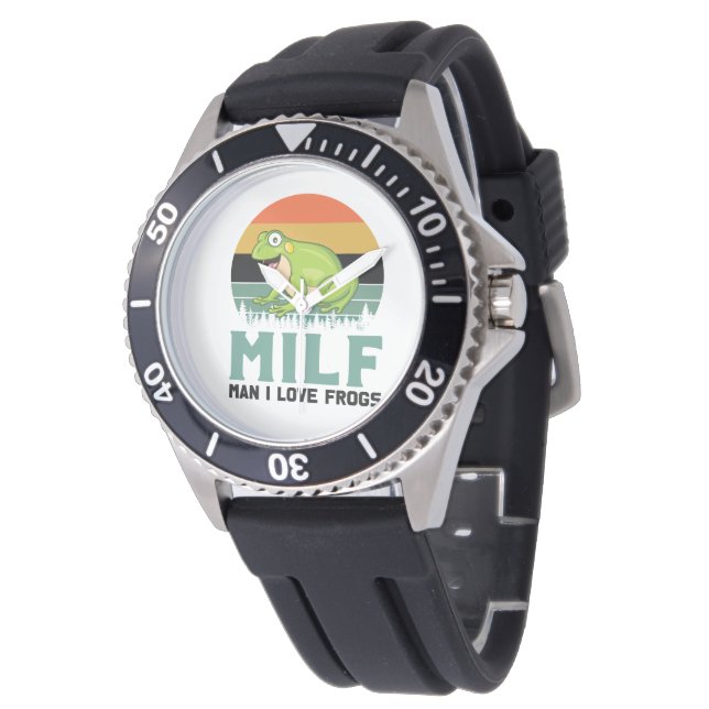 Love Frogs Watch Horloge (Gekanteld)