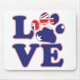 Love-from-Australia-Paw-Print Muismat