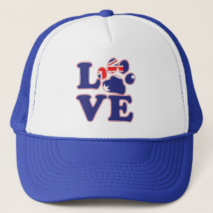 Love-from-Australia-Paw-Print Trucker Pet