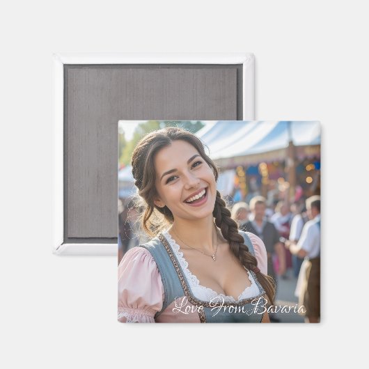 LOVE FROM BAVARIA MAGNEET (Voorkant / Achterkant)