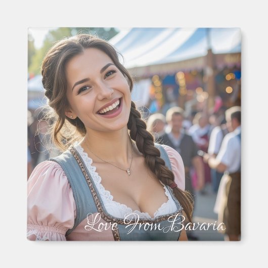 LOVE FROM BAVARIA MAGNEET (Voorkant)