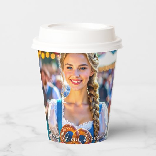 LOVE FROM BAVARIA PAPIEREN BEKERS (Voorkant)