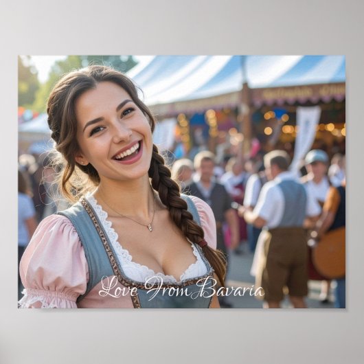LOVE FROM BAVARIA POSTER (Voorkant)