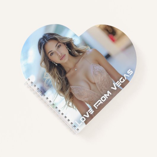 LOVE FROM VEGAS NOTITIEBOEK (Voorkant)