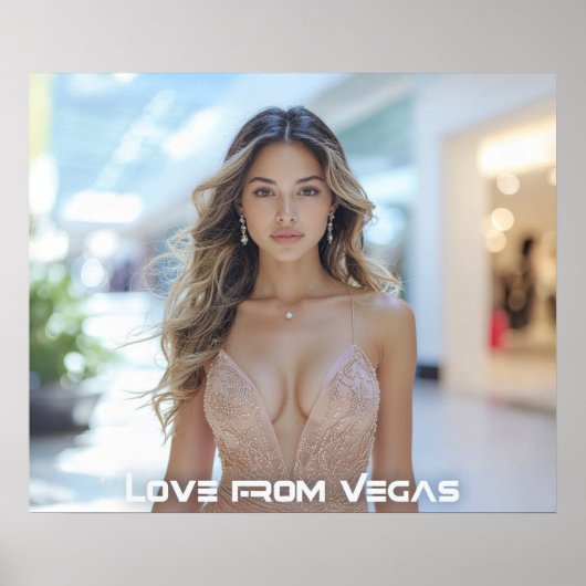 LOVE FROM VEGAS POSTER (Voorkant)