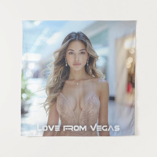 LOVE FROM VEGAS WANDKLEED (Voorkant)