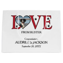 Love From Your Dog Wedding Gift Bag
