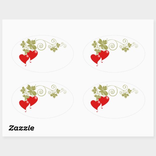 Love Fruit Ovale Sticker (Vel)
