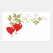 Love Fruit Rechthoekige Sticker (Voorkant)