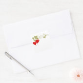 Love Fruit Vierkante Sticker (Envelop)