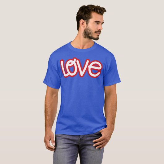 Love funny 2 t-shirt (Voorkant volledig)