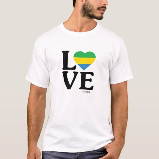 Love Gabon T-shirt (Voorkant)