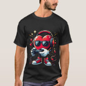 Love Game Controller Shirt, Valentijnsdag Shirt (Voorkant)