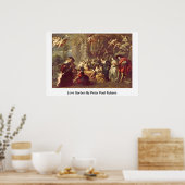 Love Garden by Peter Paul Rubens Poster (Keuken)
