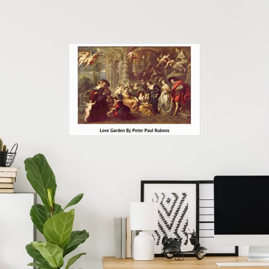 Love Garden by Peter Paul Rubens Poster (Thuiskantoor)