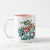 Love Garden Tweekleurige Koffiemok (Links)