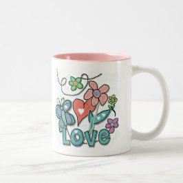 Love Garden Tweekleurige Koffiemok
