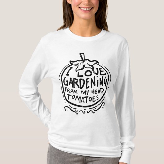 Love Gardening from Head Tomaten Funny Gardener M T-shirt (Voorkant)