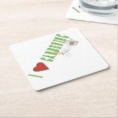 Love Gardening Kartonnen Onderzetters (Schuin)