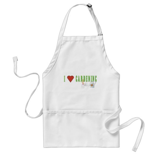 Love Gardening Standaard Schort (Voorkant)