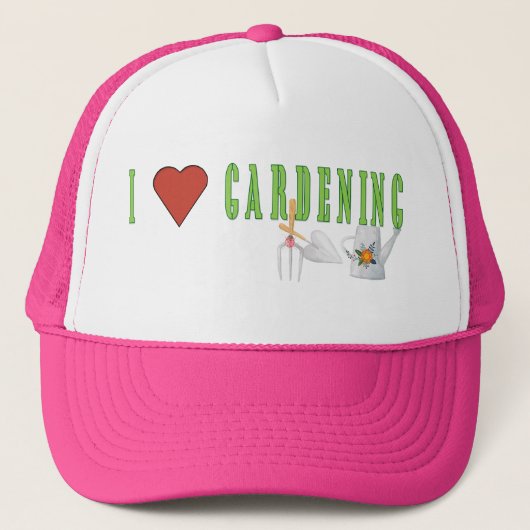 Love Gardening Trucker Pet (Voorkant)