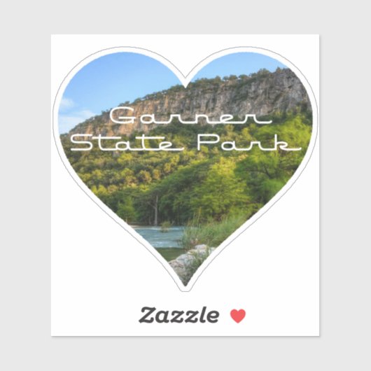 Love Garner State Park Sticker (Vel)