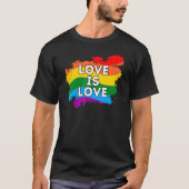 Love Gay Lesbian Lgbt Lgbtq Lgbtqia Rainbo T-shirt (Voorkant)