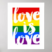 Love Gay Pride Motivatie Poster (Voorkant)