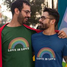 Love Gay Pride Rainbow T-shirt
