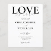 Love Gay Wedding Invitation (Voorkant)