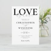 Love Gay Wedding Kaart (Staand voorkant)