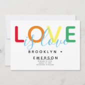 Love Gay Wedding Save The Date (Voorkant)