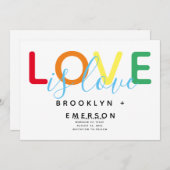 Love Gay Wedding Save The Date (Voorkant / Achterkant)