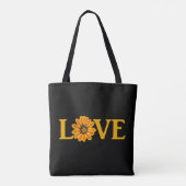 Love Gazania Canvas tas (Achterkant)