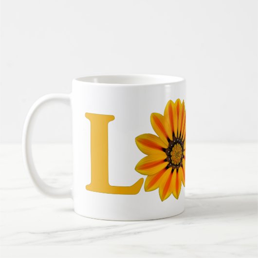 Love Gazania Coffee Mok (Links)