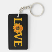 Love Gazania Sleutelhanger (achterkant)