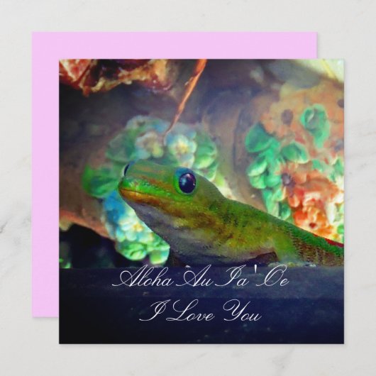 Love Gecko (Voorkant / Achterkant)