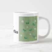 LOVE......Geeft Me Vlinders Grote Koffiekop (Rechts)