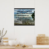 LOVE GEEFT NIET MAAR ZICHZELF poster (Keuken)