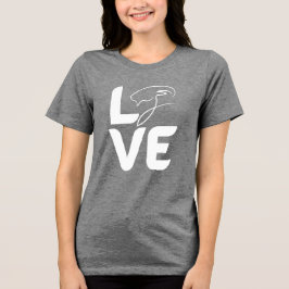LOVE Geit Dames T-shirt – Grappige Boerderijdierli