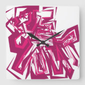 LOVE GEOMESKY ANIMALS deer BY MASANSER Vierkante Klok (Voorkant)