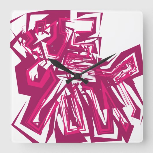 LOVE GEOMESKY ANIMALS deer BY MASANSER Vierkante Klok (Voorkant)