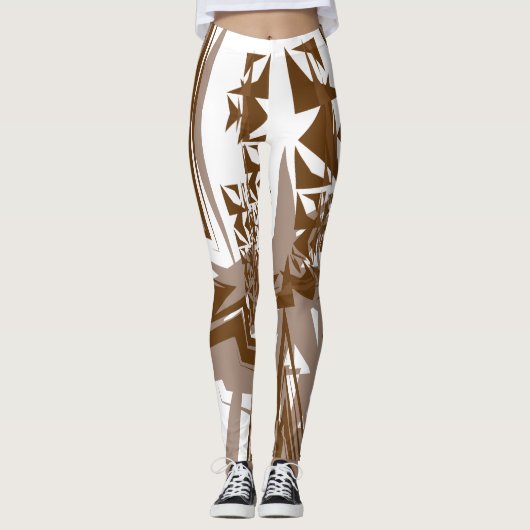LOVE GEOMESKY ANIMALS elephant BY MASANSER Leggings (Voorkant)